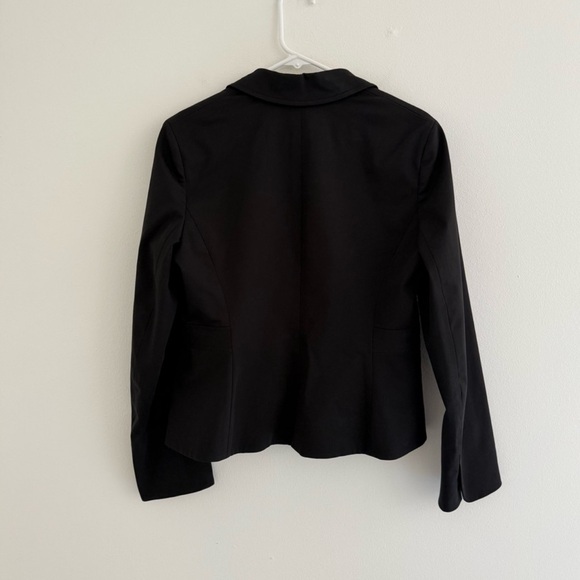 Theory Kimo Black Cotton Blazer 12 - Picture 5 of 5